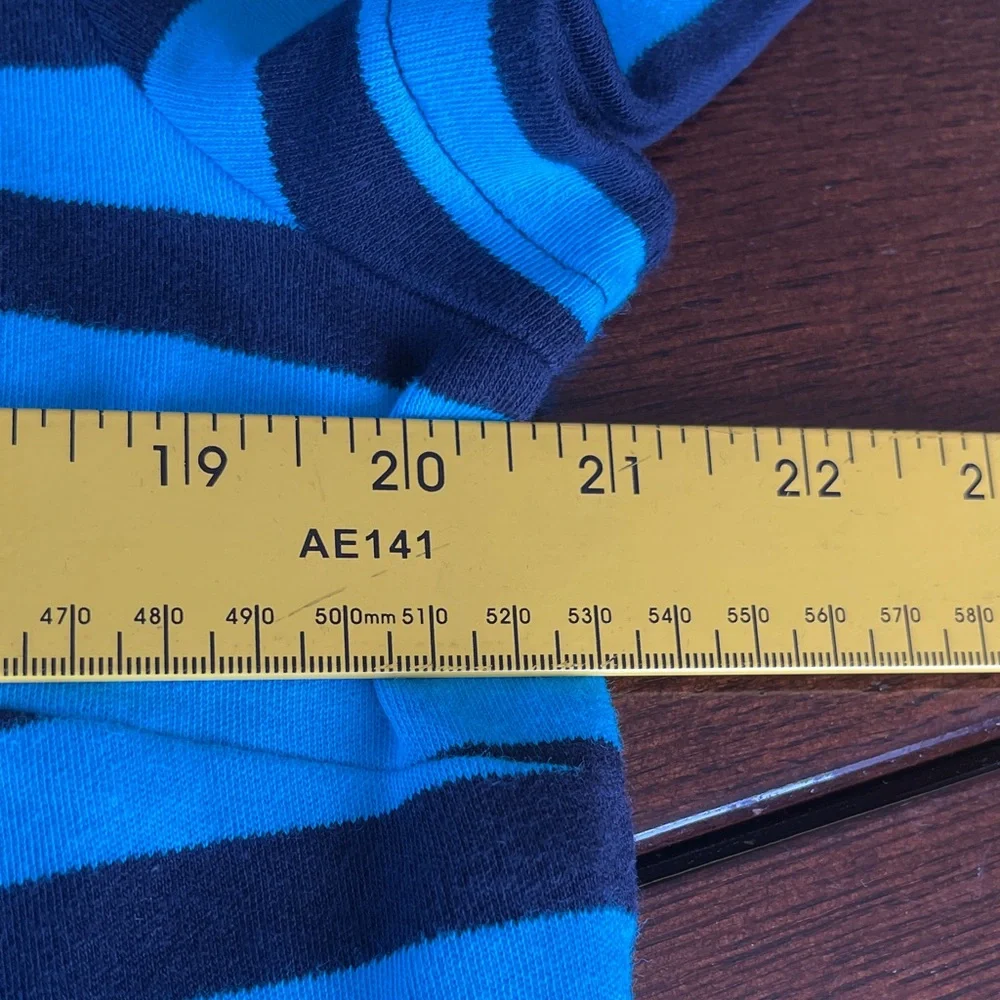 Nautical Striped Lace-Up shirt midi dress - Picture 4 of 6